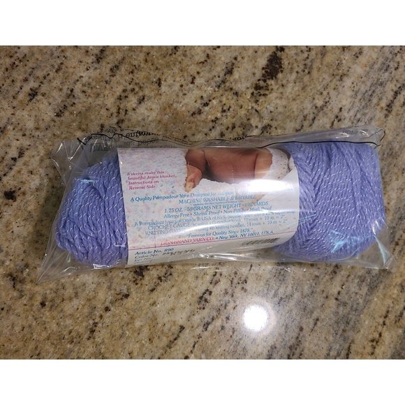 Lion Brand Yarns 1 Skein Jamie America’s Favorite Baby Yarn 255 Orchid Purple - Picture 6 of 6